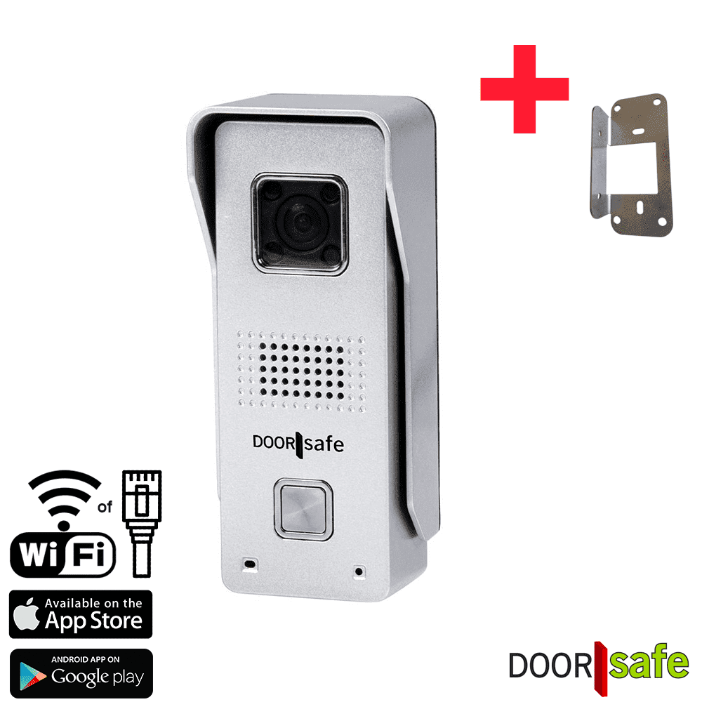 extreem kans Sanders Doorsafe 6600 video deurbel met camera & intercom via WiFi of LAN