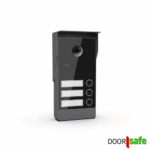 DS7887 | Opbouw HD video deurbel met camera | met of zonder regenkap | zwart | 2-draads | BUS | 3 knoppen