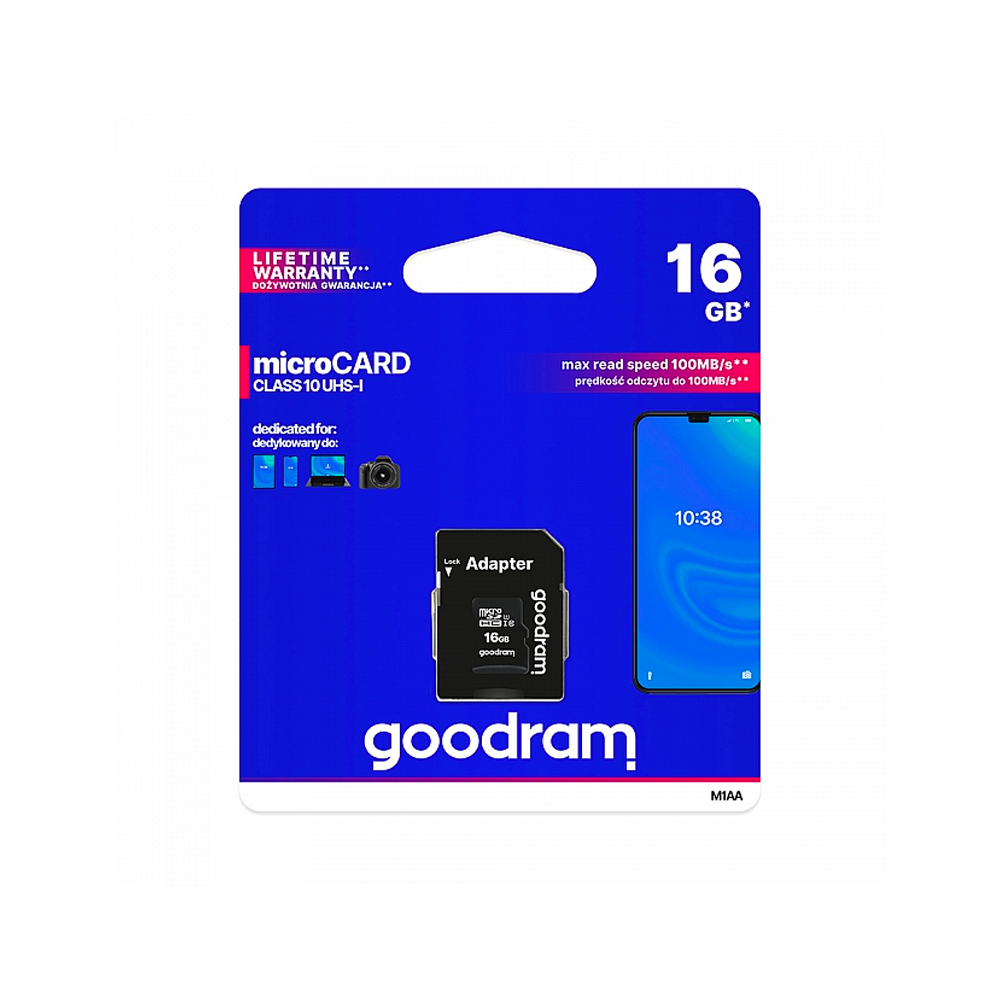 16 Gb Goodram SD-kaart - 10 - Doorsafe 7095
