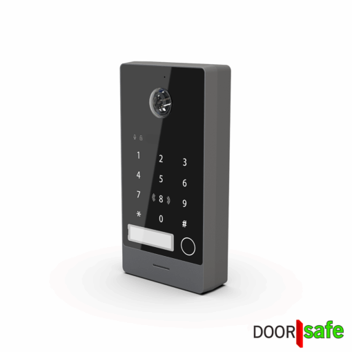 DS7900 | Opbouw HD 4G video deurbel met camera | met eSIM of een fysieke micro SIM kaart | met of zonder regenkap | met Keypad & RFID MiFare Chipreader | zwart | 1 knop - Image 4
