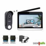 DS4651: Pakket met DS4650 PRO + DS4970 12V DC voeding om de buitenbel of de unlock of gong module mee van stroom te voorzien