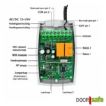 DS4931 | Slimme 2-kanaals WiFi- en RF-controller voor poorten en garagedeuren | Open max. 2 garagedeuren of poorten met de SmartLife Tuya app of met een RF 433Mhz afstandsbediening - Image 2