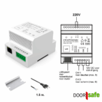 DS6702 | Internet module & Hub + 12V DC | met LAN poort voor netwerkkabel naar internet router | 2 draads | BUS | DIN rail