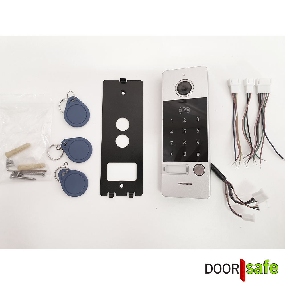 Lief verkiezing Geld rubber 4 draads HD camera deurbel, met keypad / druppels - Doorsafe 7592