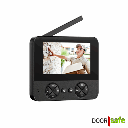 DS4450 BUDGET | draadloze camera deurbel | 4,3″ scherm | draadloos, standaard bereik (2,4Ghz) | Deurbel op uitneembare en oplaadbare 3600mAh accu | Laag resolutie beeld | Simplex audio | PIR bewegingssensor | Witlicht nachtzicht | Slot/poort/gong niet aansluitbaar | Met monitoring | Opslag op SD-kaart in scherm van 16Gb - Image 6