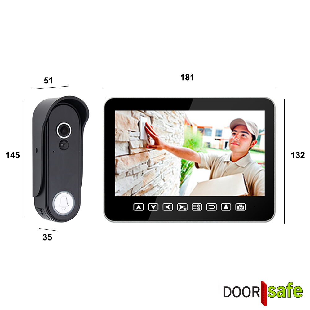 video deurbel met camera - - Doorsafe 4600