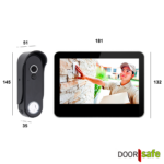 HD draadloze camera deurbel met touch scherm