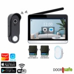 DS4657: Pakket met DS4655 PRO met WiFi & App + DS6603 WiFi gong om op een plek waar WiFi en een stopcontact is ook deze extra gong te horen