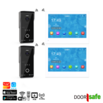 Doorsafe 4858 - 2V2 - 1 x DS4850 basisset + 1 x DS4801 scherm + 1 x DS4802 buitenunit