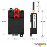 DS4930 | 4G-controller voor één poort of garagedeur | Bediening via telefoonoproep | Open max. 1 garagedeur of poort door op te bellen naar een telefoonnummer | Nano-simkaart vereist (niet meegeleverd) - Image 2