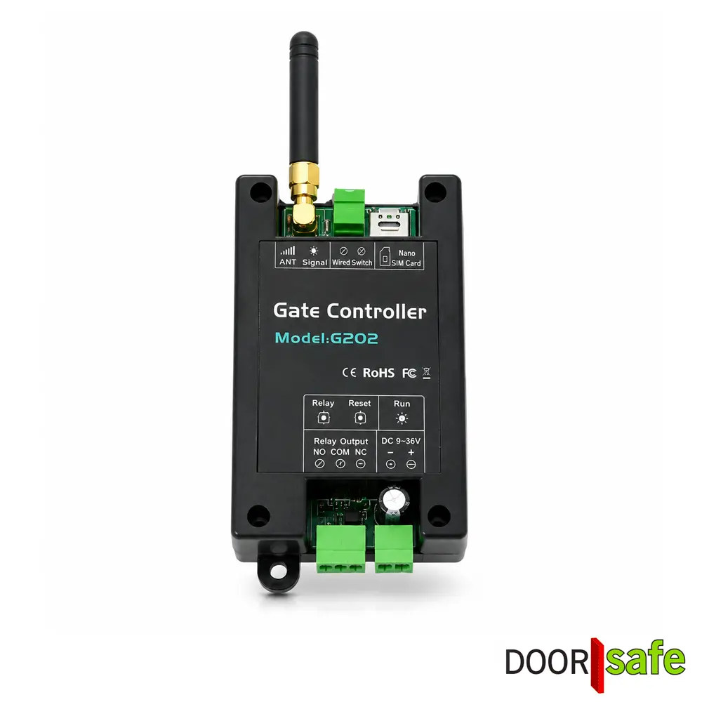 DS4930 | 4G-controller voor één poort of garagedeur | Bediening via telefoonoproep | Open max. 1 garagedeur of poort door op te bellen naar een telefoonnummer | Nano-simkaart vereist (niet meegeleverd)