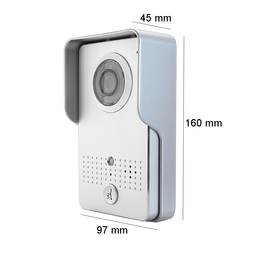 wijn President toekomst DS6800 wifi camera deurbel met intercom en pir bewegingssensor en draadloze  deurbel 10 - Doorsafe Nederland
