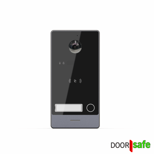 DS7802 | HD video deurbel met camera | met of zonder regenkap | met RFID MiFare Chipreader | zwart | BUS  | 7" touch scherm | 2-draads van deurbel naar internet module | scherm met internet verbinden via 2,4 Ghz WiFi of (POE) netwerkkabel | 32Gb & NAS - Image 6