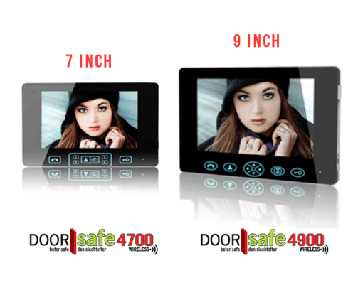 Deurbel Met Camera Doorsafe Buiten Deurbel En Binnen Monitor Met Logo Sizes Doorsafe